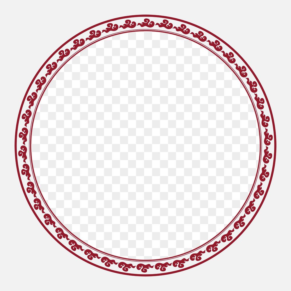 Detail Chinese Circle Pattern Nomer 32