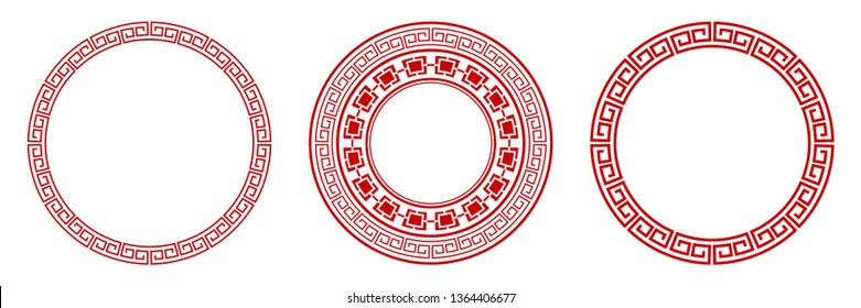 Detail Chinese Circle Pattern Nomer 55