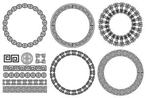 Detail Chinese Circle Pattern Nomer 56