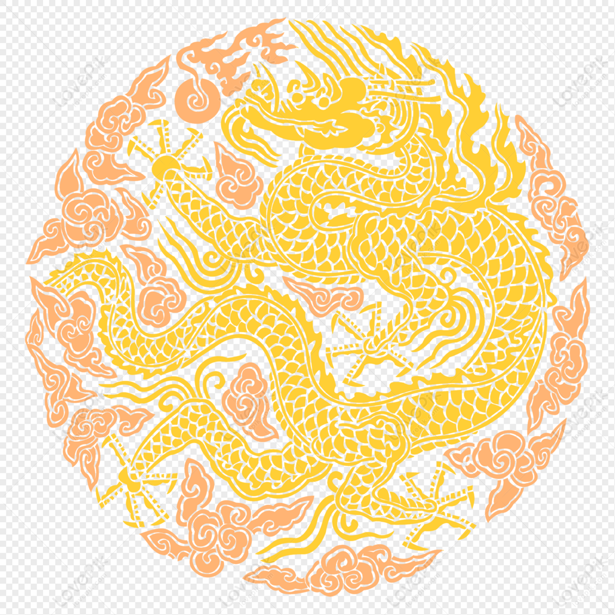 Detail Chinese Dragon Vector Png Nomer 25