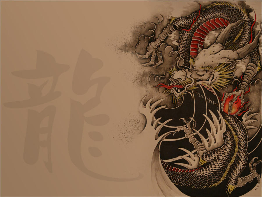 Detail Chinese Dragon Wallpaper Nomer 15