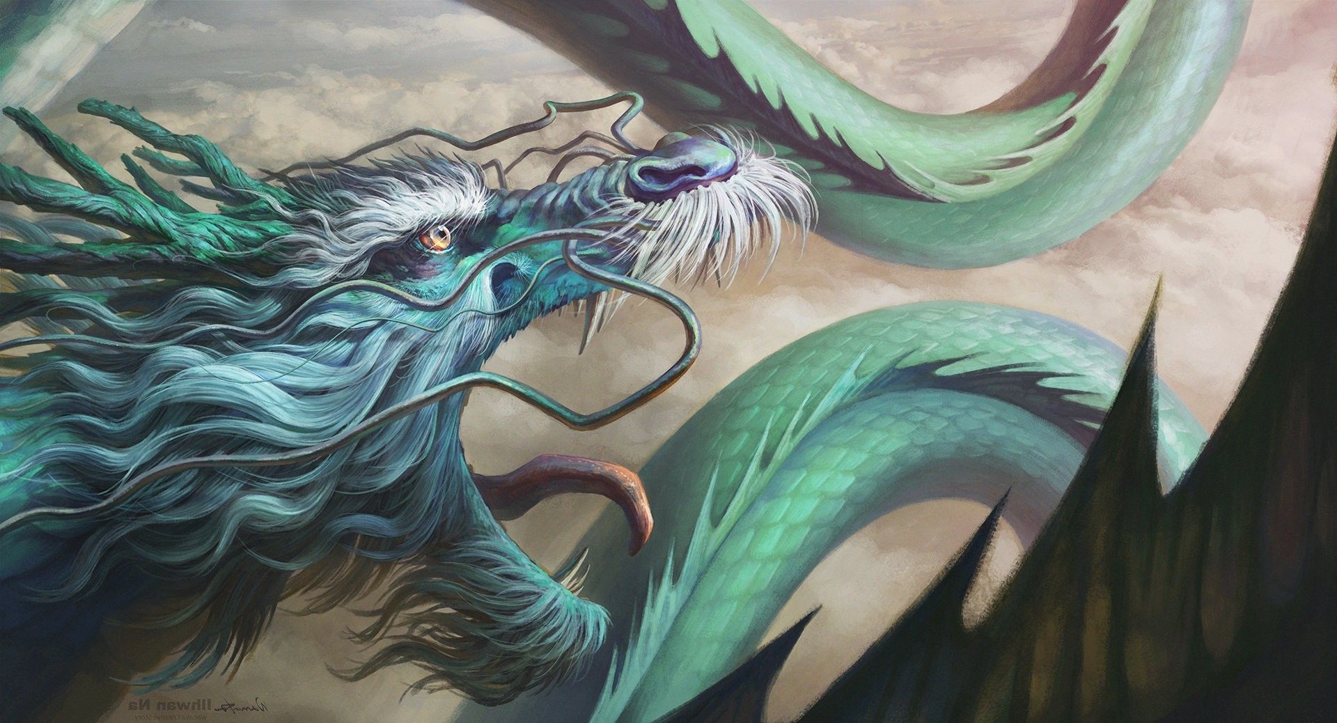 Detail Chinese Dragon Wallpaper Nomer 42
