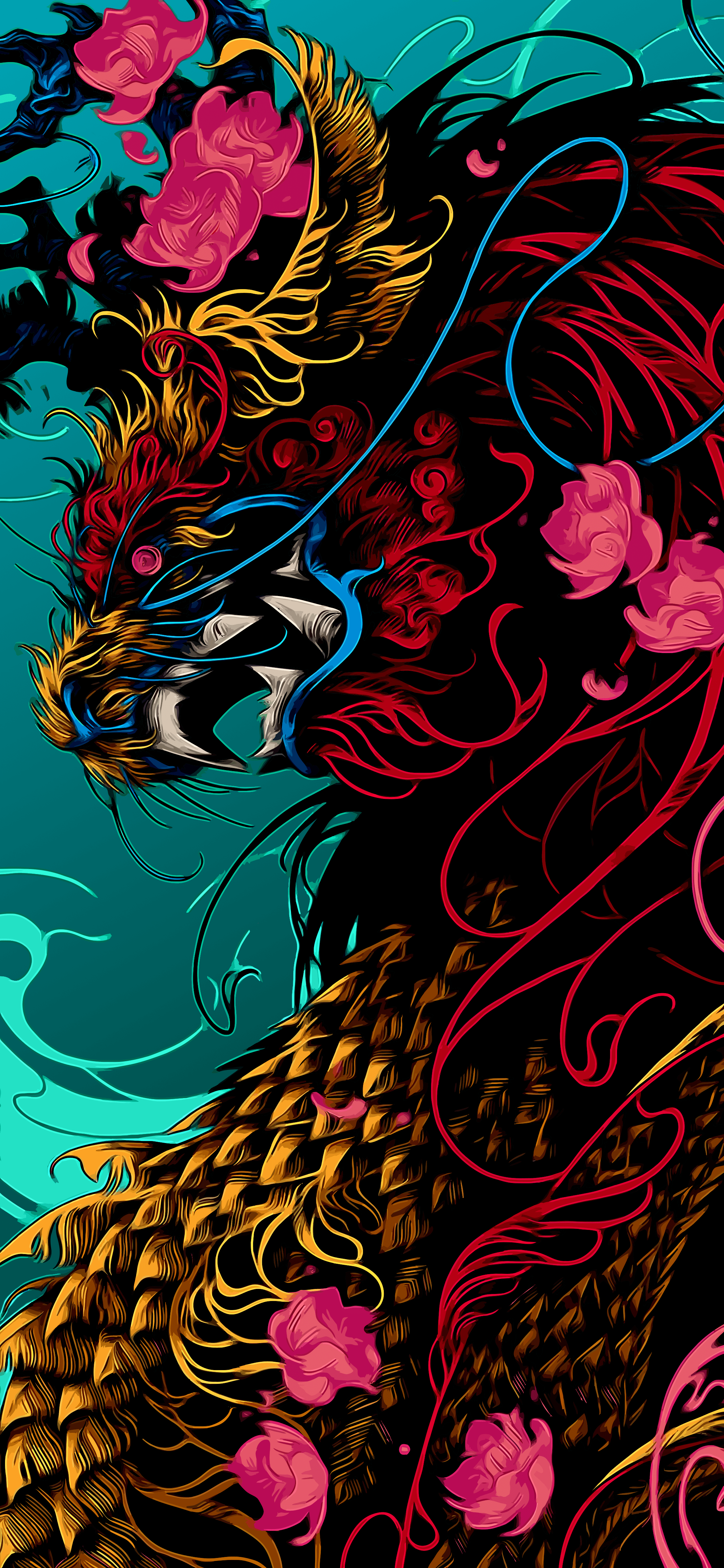 Detail Chinese Dragon Wallpaper Nomer 7