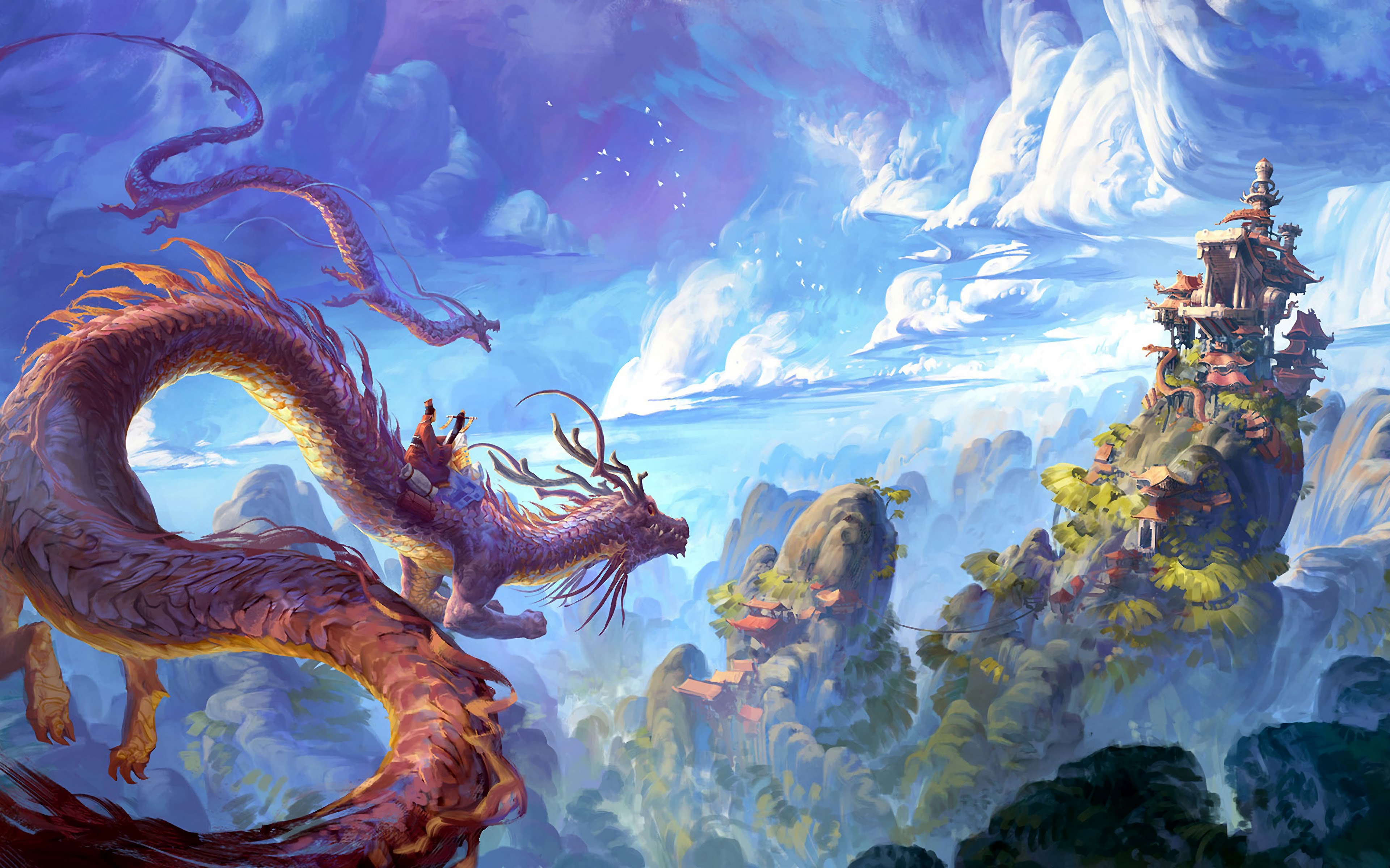 Detail Chinese Dragon Wallpaper Hd Nomer 24