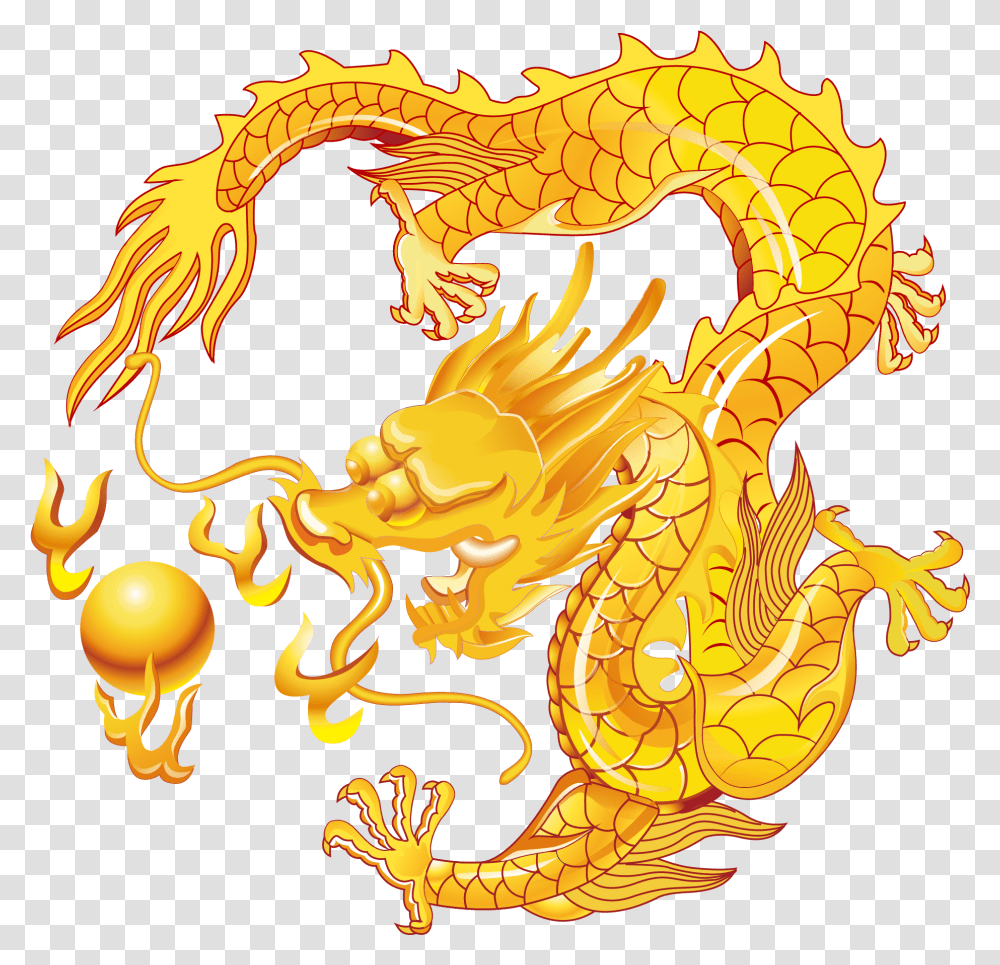 Detail Chinese Gold Dragon Png Nomer 13
