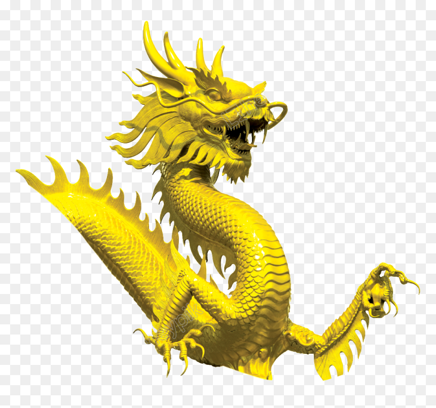 Detail Chinese Gold Dragon Png Nomer 15