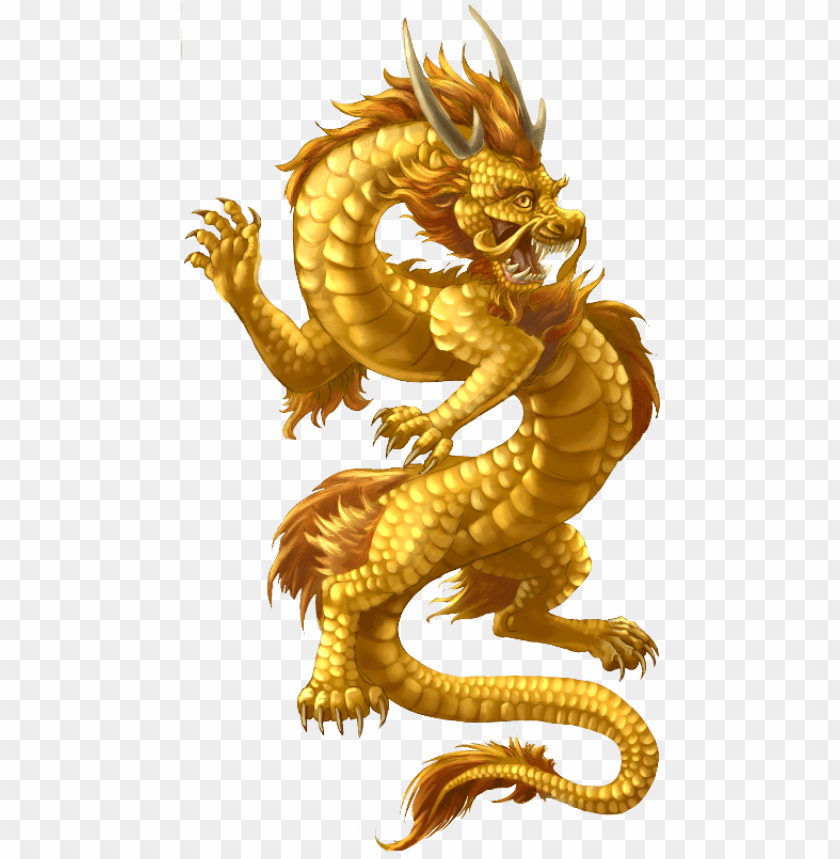 Detail Chinese Gold Dragon Png Nomer 4
