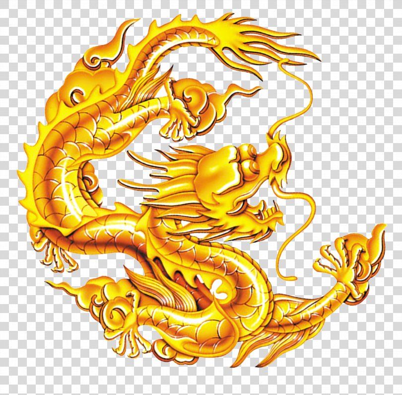 Detail Chinese Gold Dragon Png Nomer 9