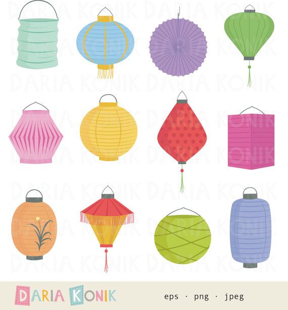 Detail Chinese Lantern Clipart Nomer 15