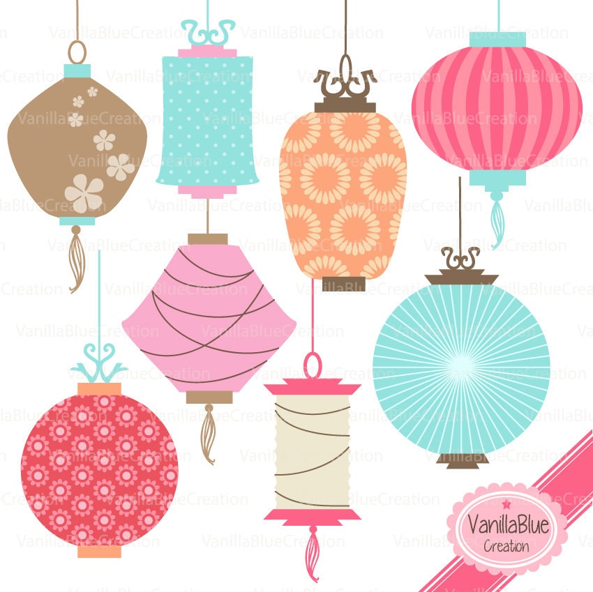 Detail Chinese Lantern Clipart Nomer 28