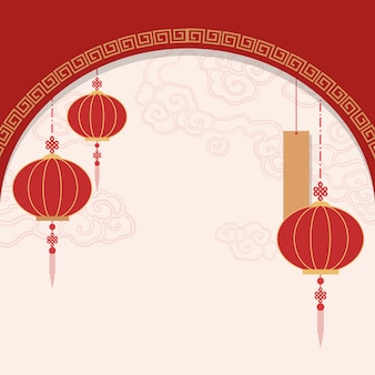 Detail Chinese Lantern Vector Free Download Nomer 3