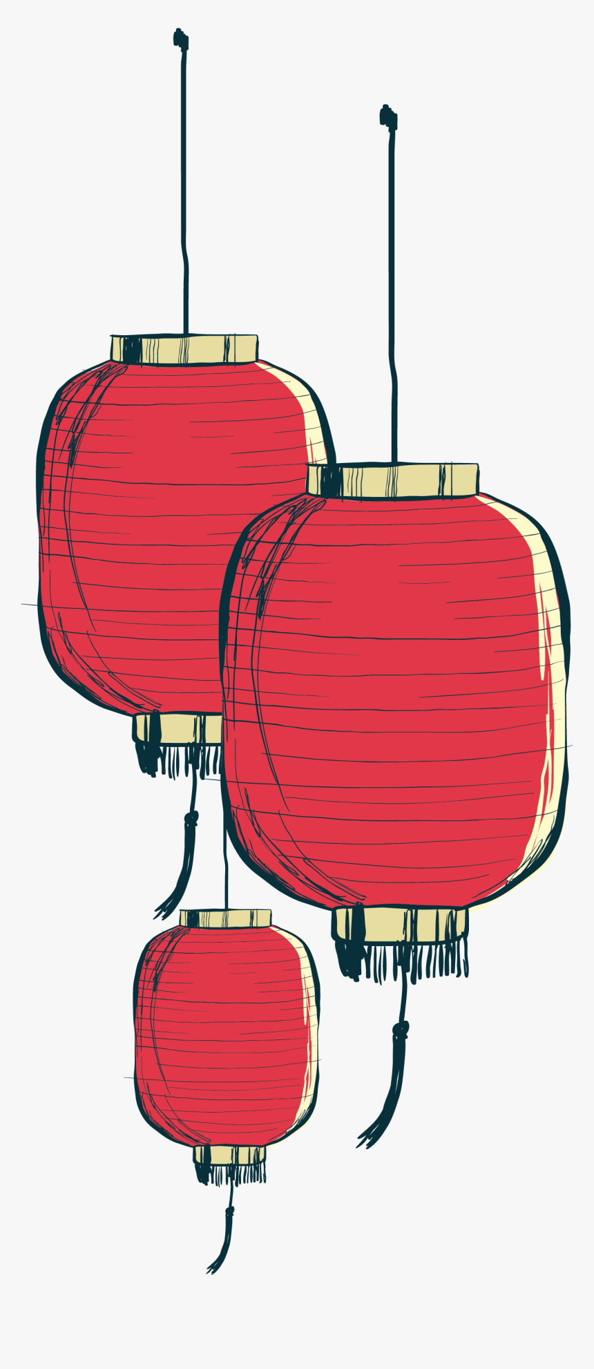 Detail Chinese Lantern Vector Free Download Nomer 10