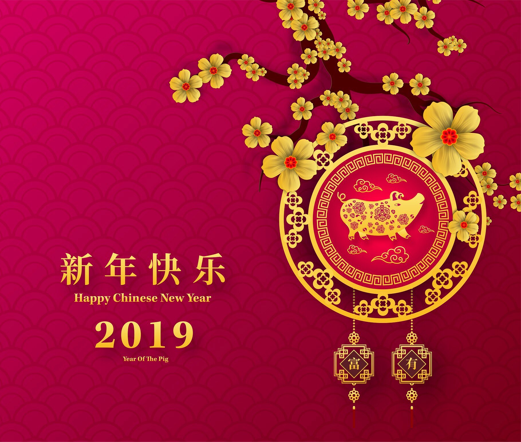 Detail Chinese New Year 2019 Wallpaper Nomer 9