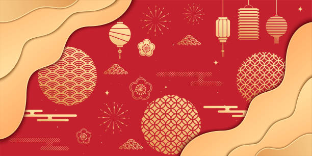 Detail Chinese New Year Background Nomer 13