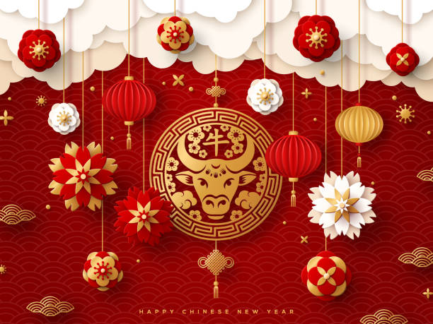 Detail Chinese New Year Background Nomer 32