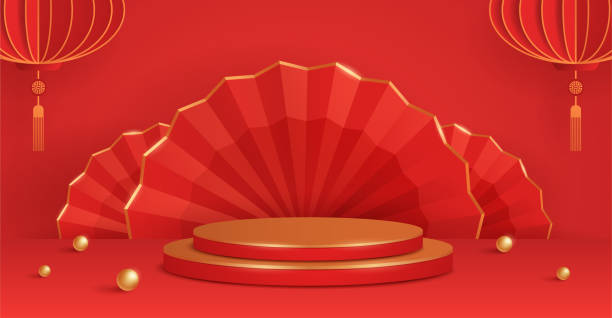 Detail Chinese New Year Background Nomer 57