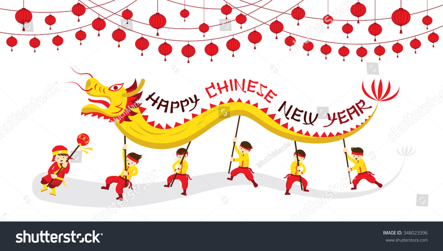 Detail Chinese New Year Dragon Clipart Nomer 20