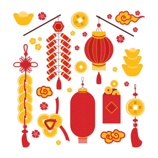 Detail Chinese New Year Fireworks Clipart Nomer 10
