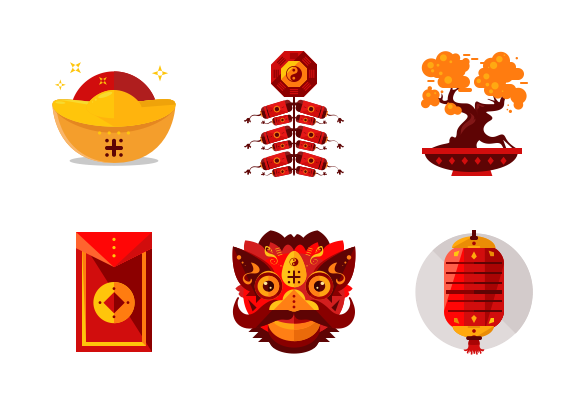 Detail Chinese New Year Vector Png Nomer 40