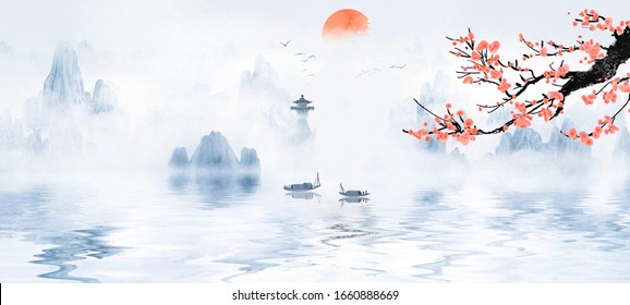 Detail Chinese Painting Hd Nomer 13