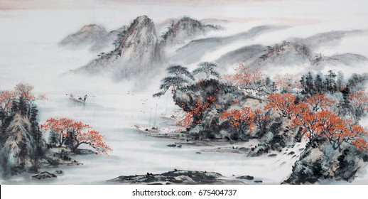 Detail Chinese Painting Hd Nomer 5