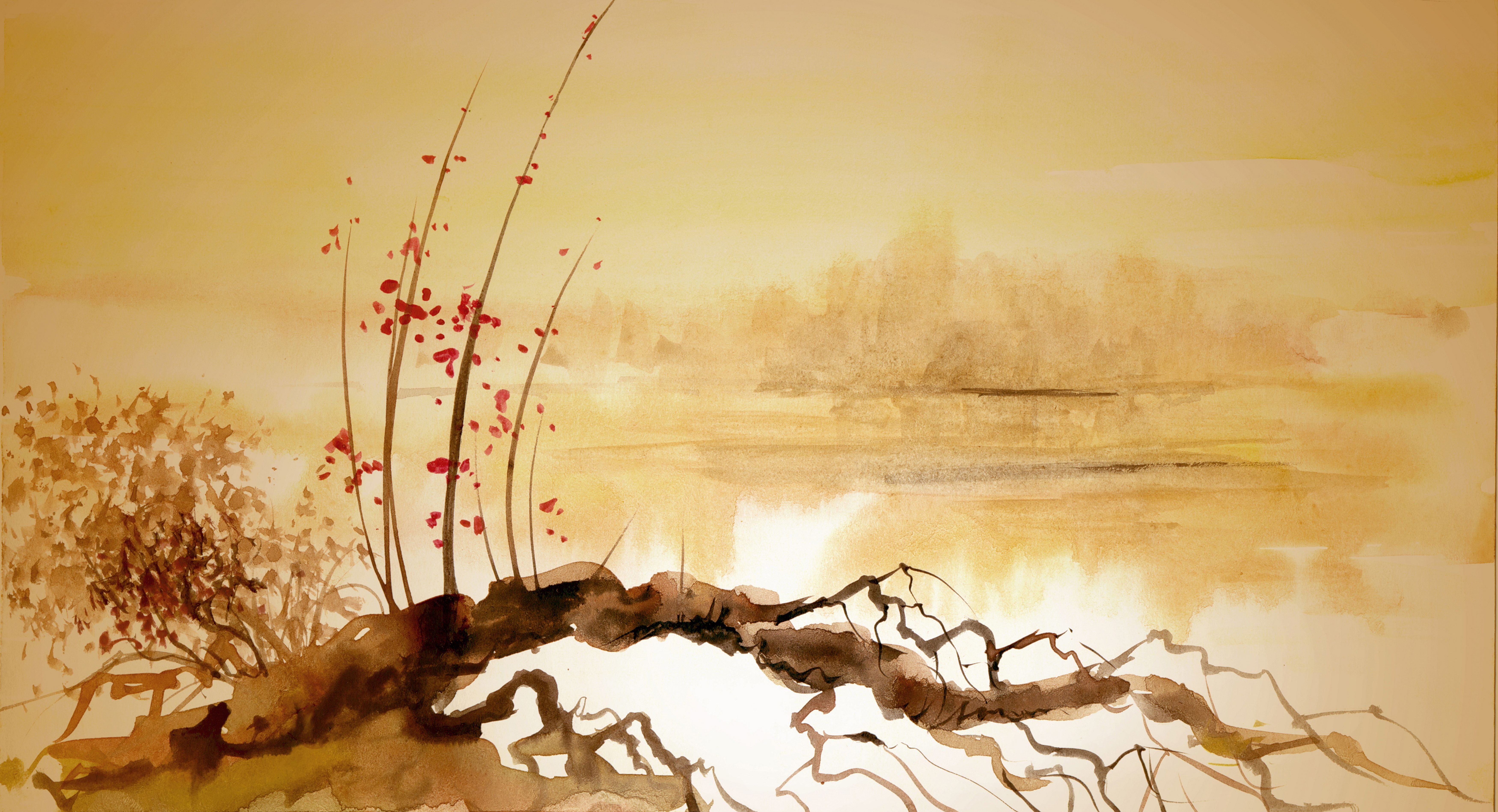 Chinese Painting Wallpaper - KibrisPDR