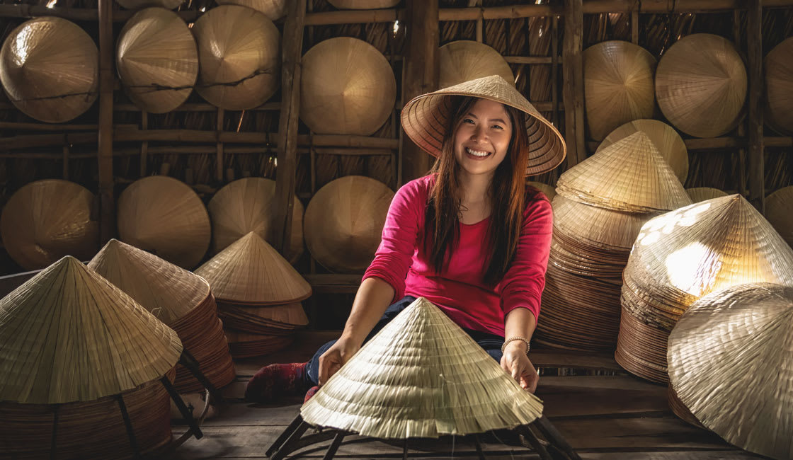 Detail Chinese Rice Farmer Hat Nomer 23