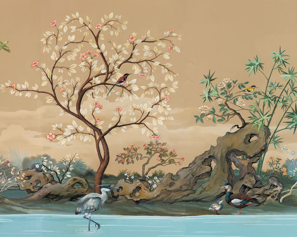 Detail Chinoiserie Wallpaper Download Nomer 23