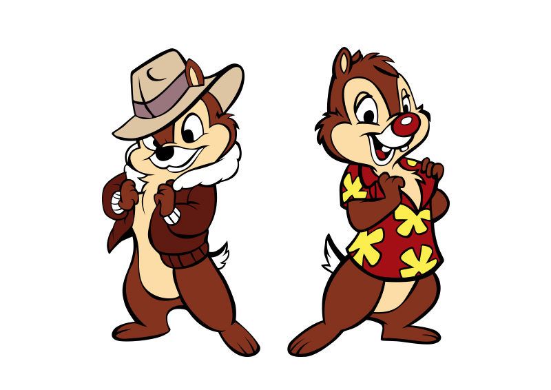 Detail Chip And Dale Cartoon Characters Nomer 13