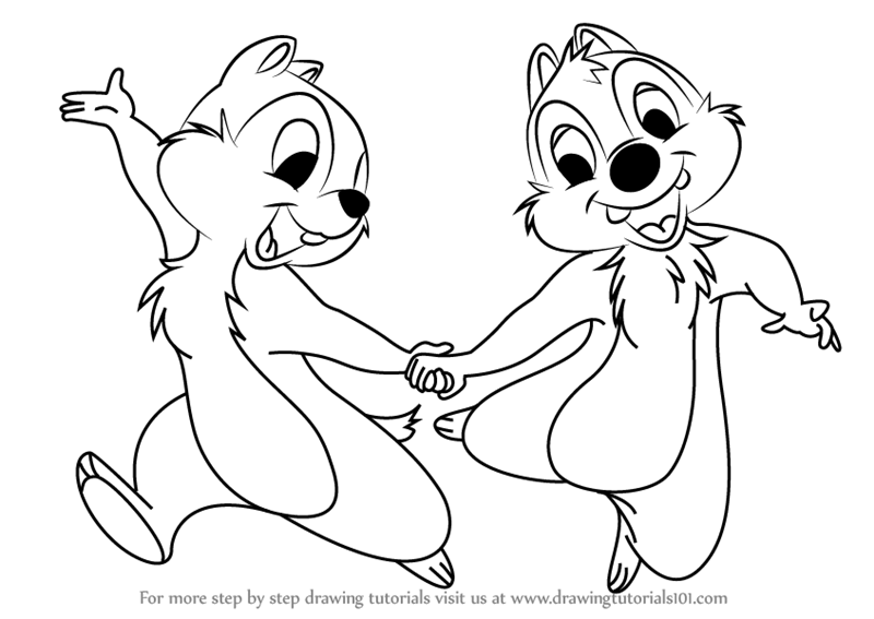Detail Chip And Dale Cartoon Characters Nomer 28