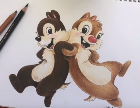Detail Chip And Dale From Mickey Mouse Nomer 45