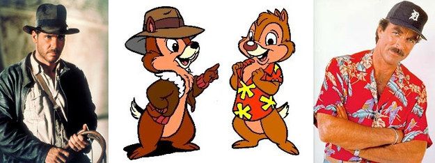 Detail Chip And Dale Indiana Jones Magnum Pi Nomer 4