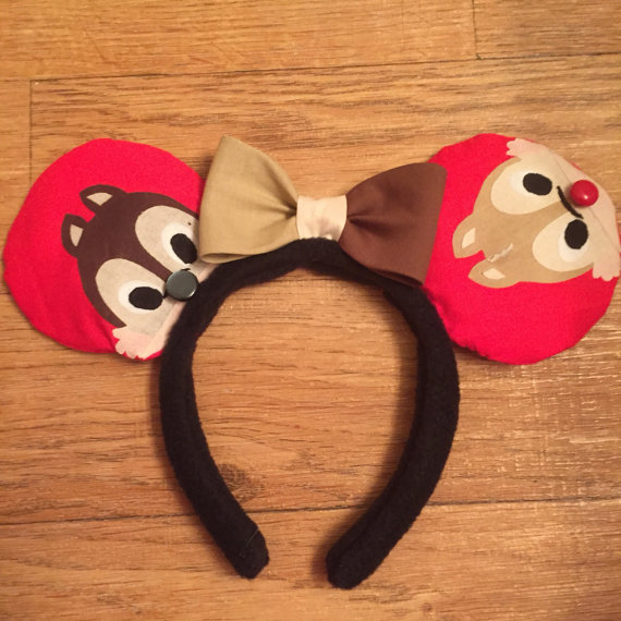 Detail Chip And Dale Mickey Ears Nomer 12