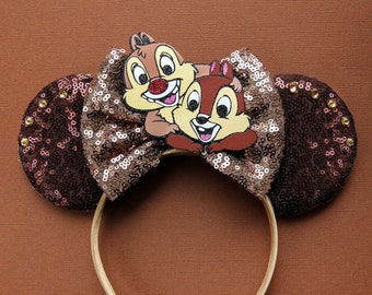 Detail Chip And Dale Mickey Ears Nomer 9