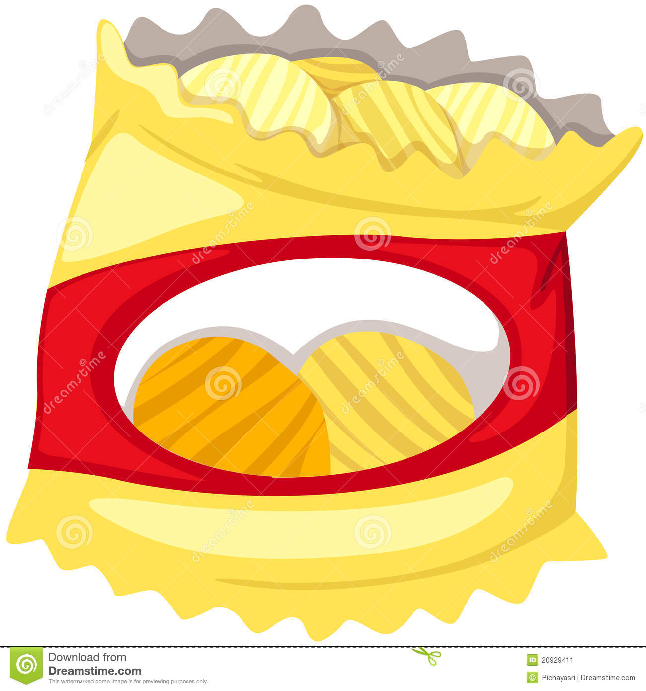 Detail Chip And Potato Clipart Nomer 34