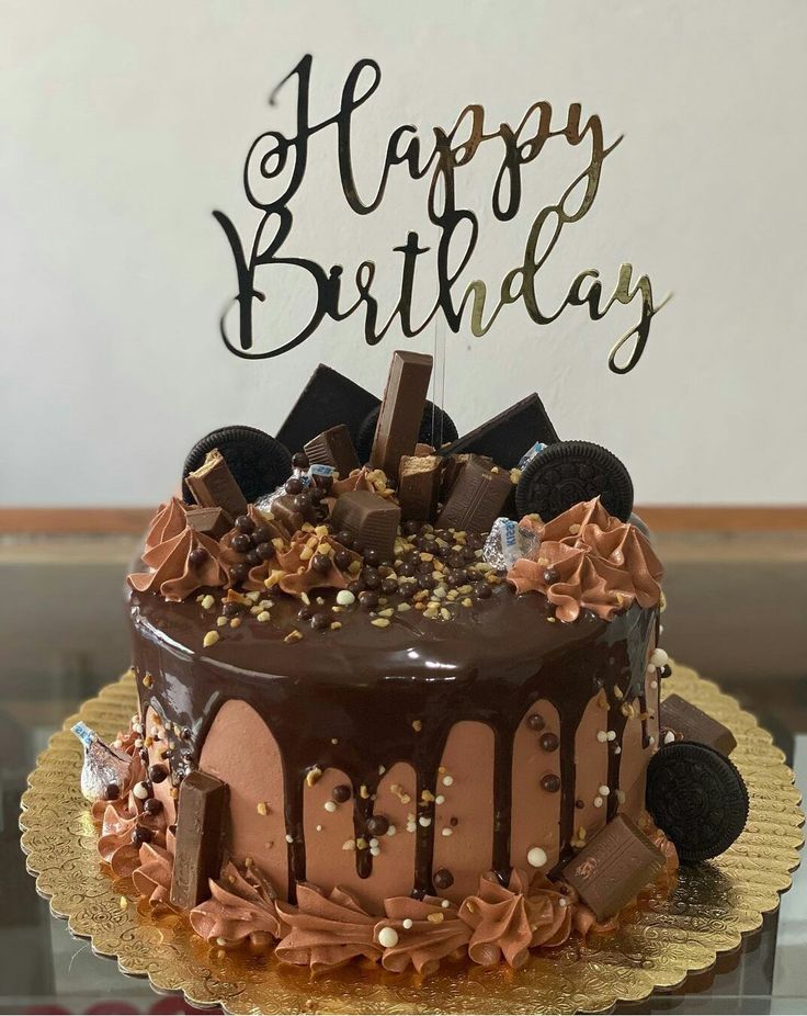 Detail Chocolate Bday Cake Images Nomer 31