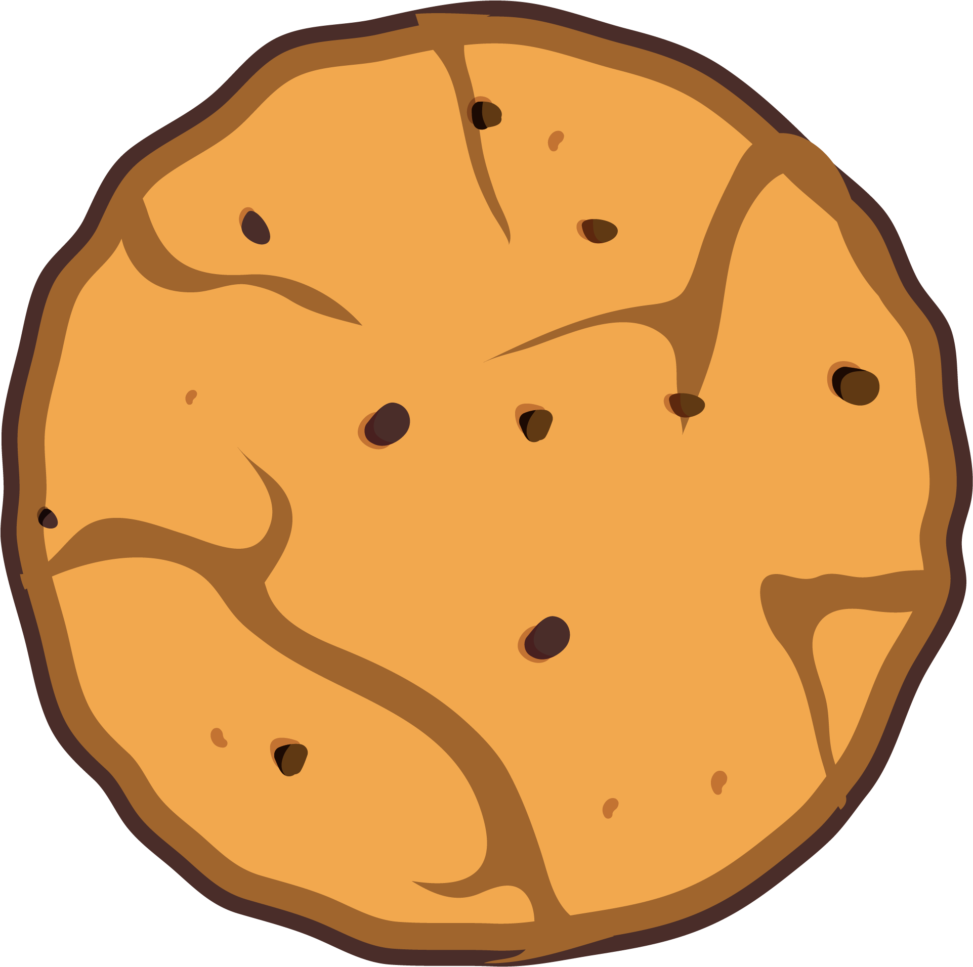 Detail Chocolate Chip Cookie Clipart Nomer 9