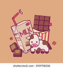 Detail Chocolate Cow Wallpaper Nomer 6