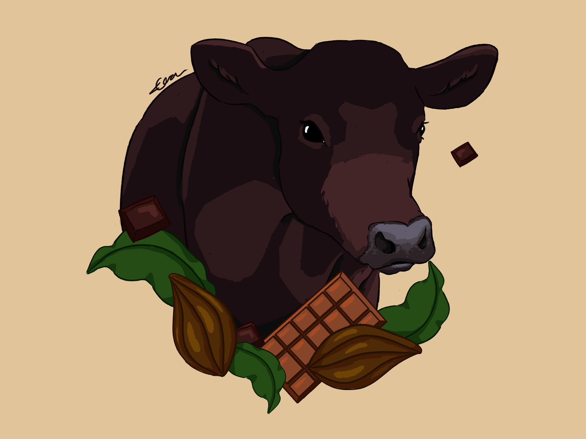 Detail Chocolate Cow Wallpaper Nomer 51