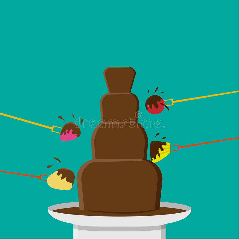 Detail Chocolate Fountain Clipart Nomer 12