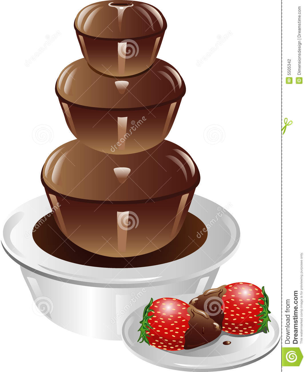 Detail Chocolate Fountain Clipart Nomer 13