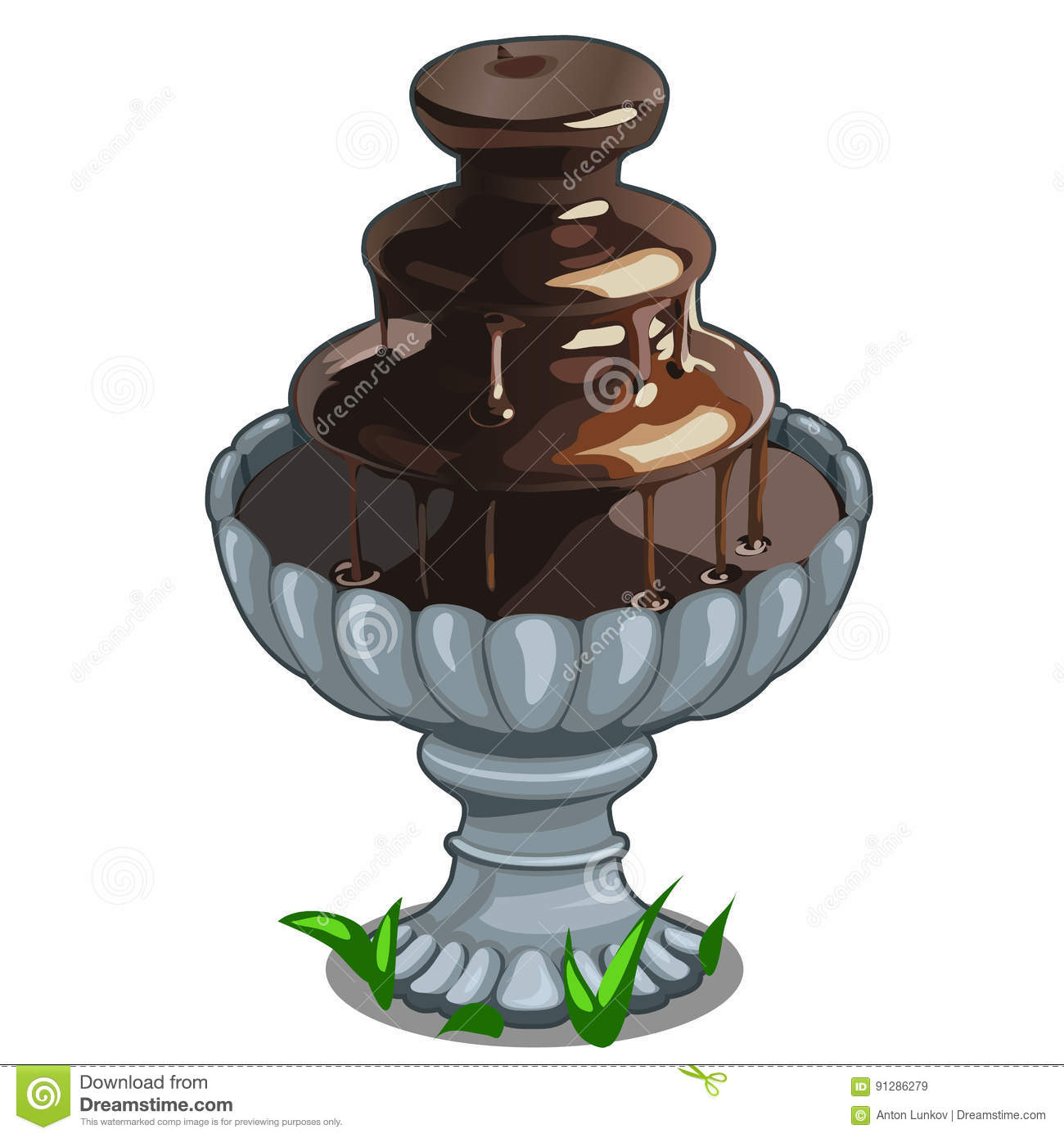 Detail Chocolate Fountain Clipart Nomer 14