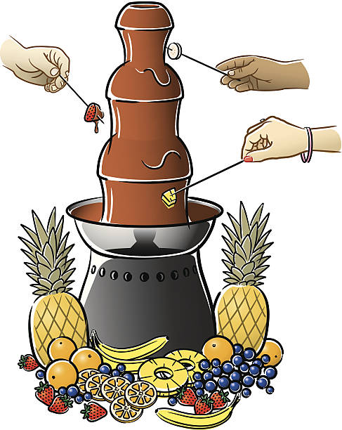Detail Chocolate Fountain Clipart Nomer 17