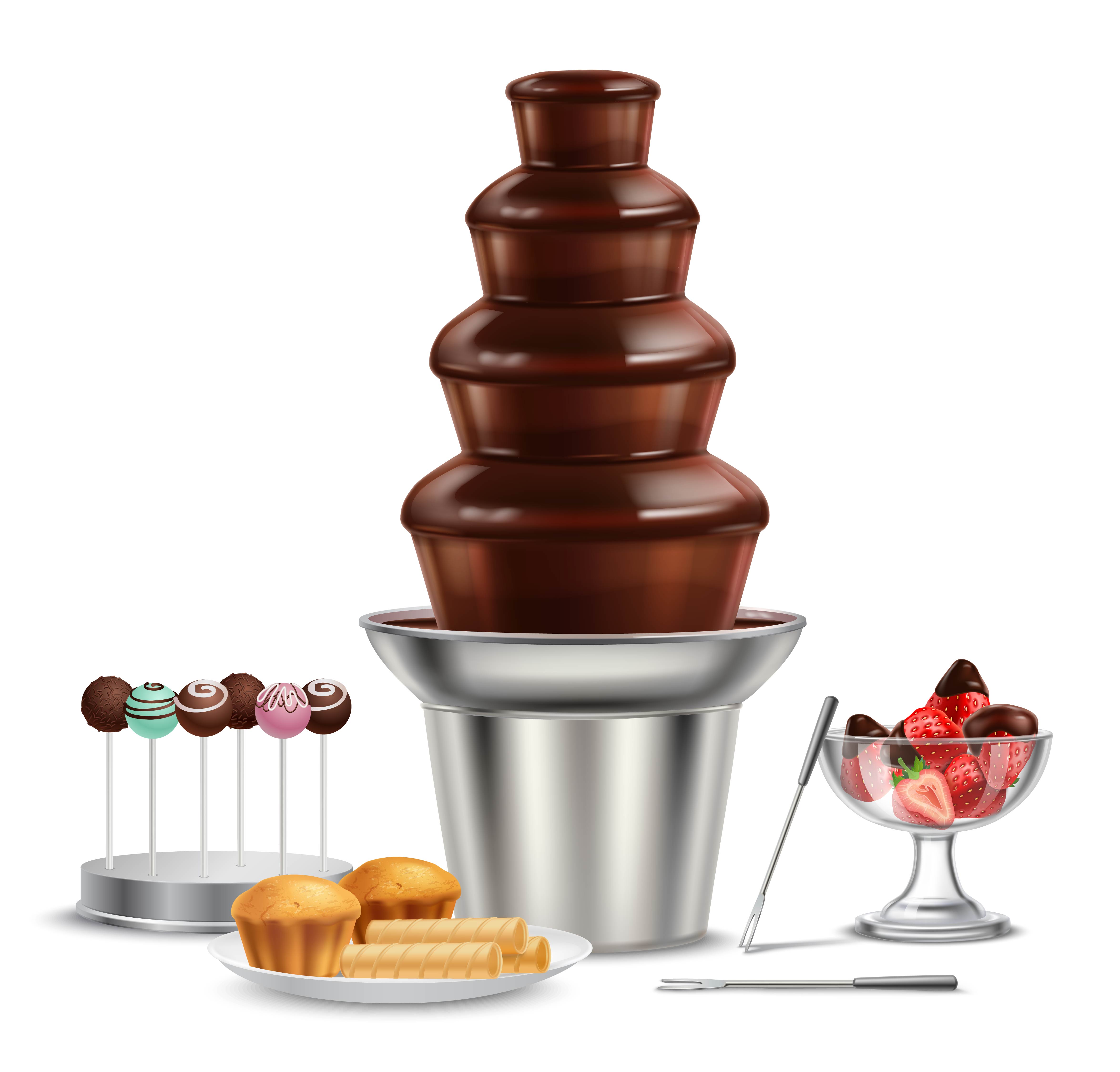 Detail Chocolate Fountain Clipart Nomer 4