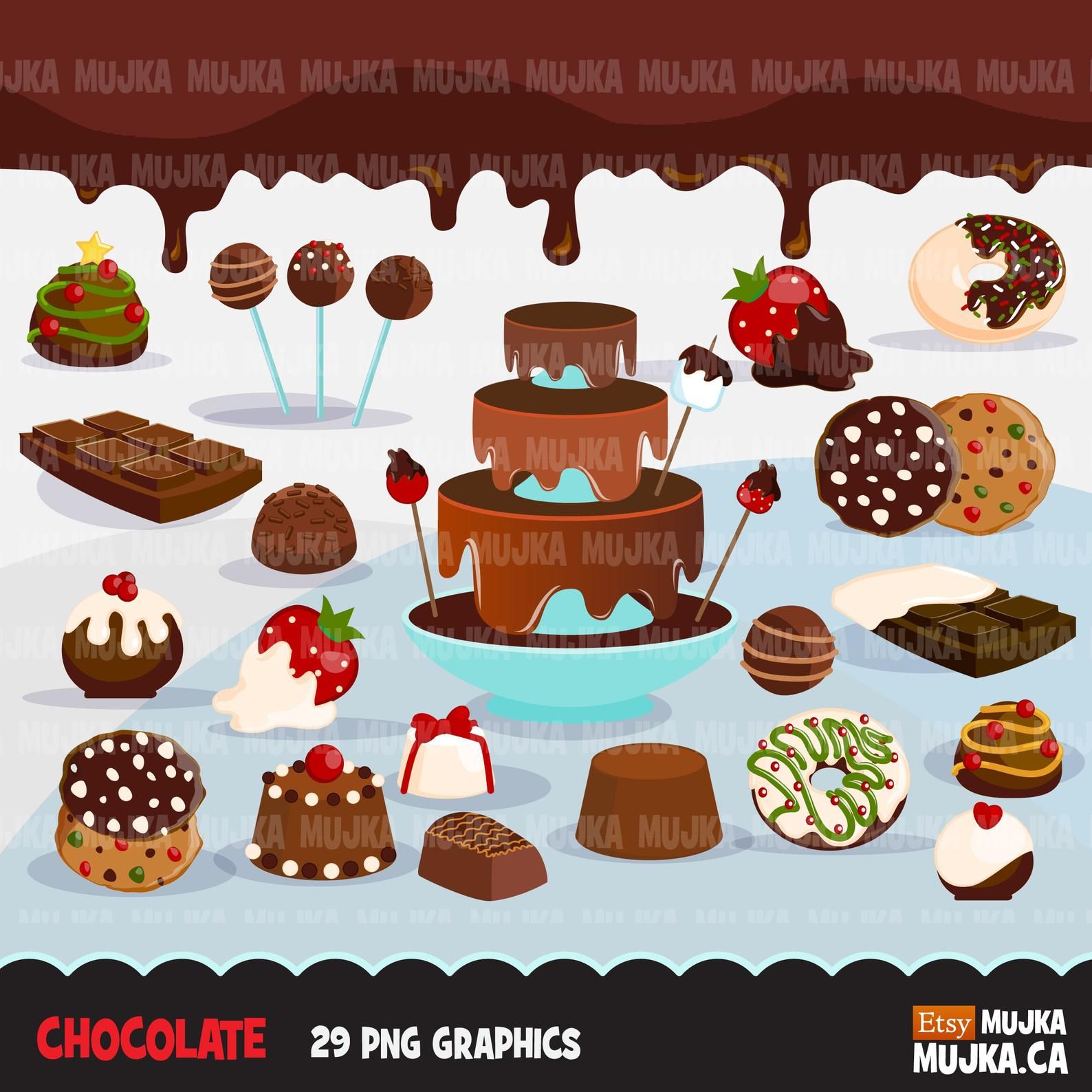 Detail Chocolate Fountain Clipart Nomer 44