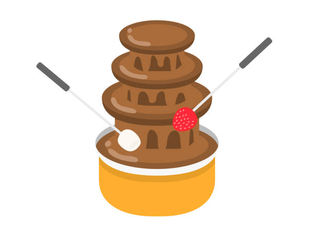 Detail Chocolate Fountain Clipart Nomer 6