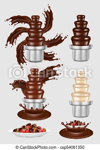 Detail Chocolate Fountain Clipart Nomer 56