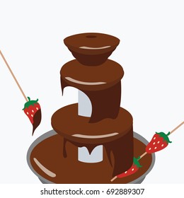 Detail Chocolate Fountain Clipart Nomer 8