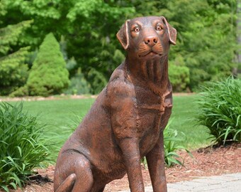 Detail Chocolate Labrador Statue Nomer 30