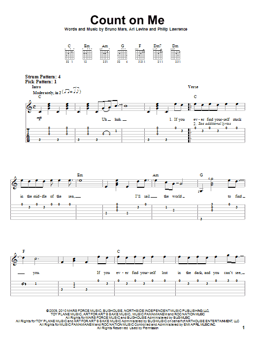 Detail Chord Gitar Count On Me Nomer 9